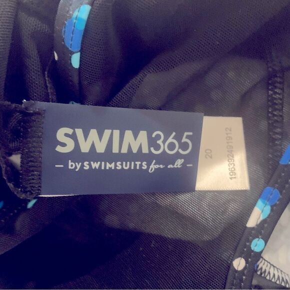 Swim365 Swim Dress Swim Top Mesh Top Built in Bra Sz 20 NWOT Gorgeous - Picture 6 of 6